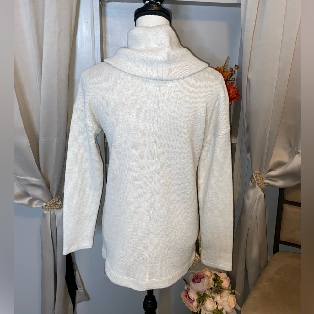 Neutral Tone Cowl Neck GUC size Smalll A New Day a.n.d Cozy Elegant Sweater - Picture 8 of 11